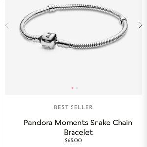 Pandora Moments Snake Chain Bracelet